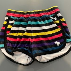 Abercrombie Kids size 13/14 colorful striped shorts